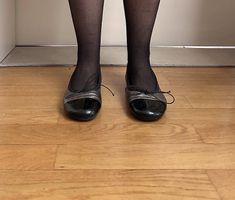 Leather ballet flats