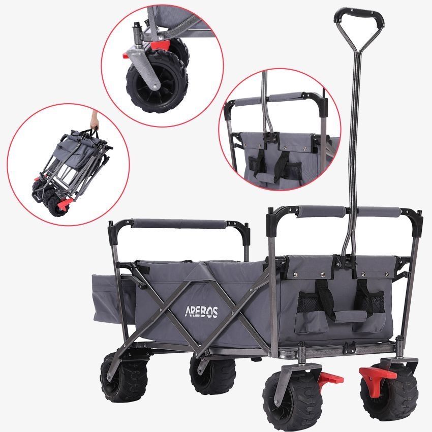 Carrelli di trasporto: Bollerwagen mit Dach Standard – Nuovo (secondo la descrizione) da Nebikon venduto da warendiscount 2