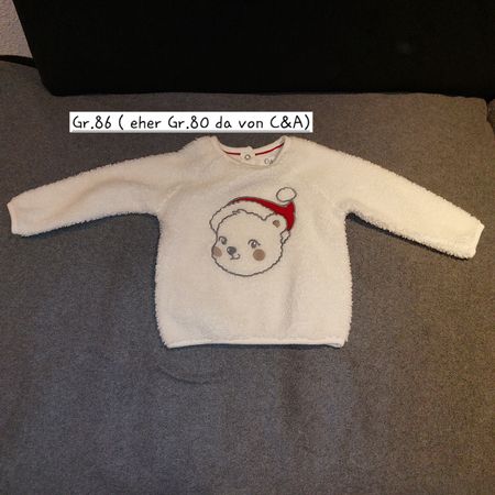 C&A Winter Pullover/Shirt, Gr. 86 (eher 80), Top Zustand!
