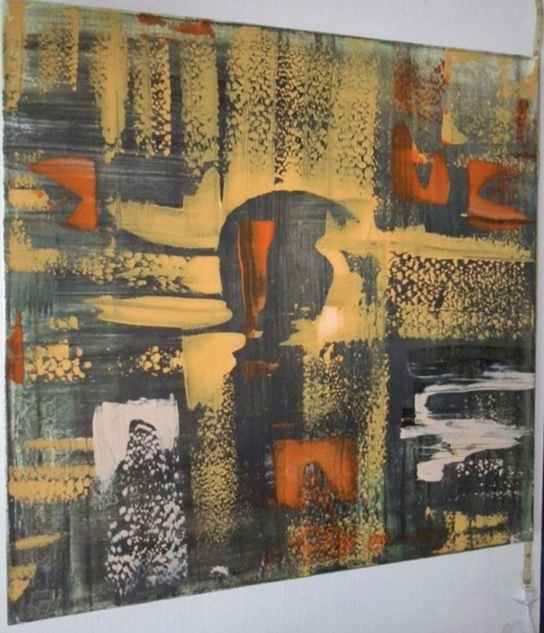 Dipinti: Gemälde " Gedankenspiel" handmade 58×58 – Nuovo (secondo la descrizione) da Riehen venduto da Steinbock1970 1