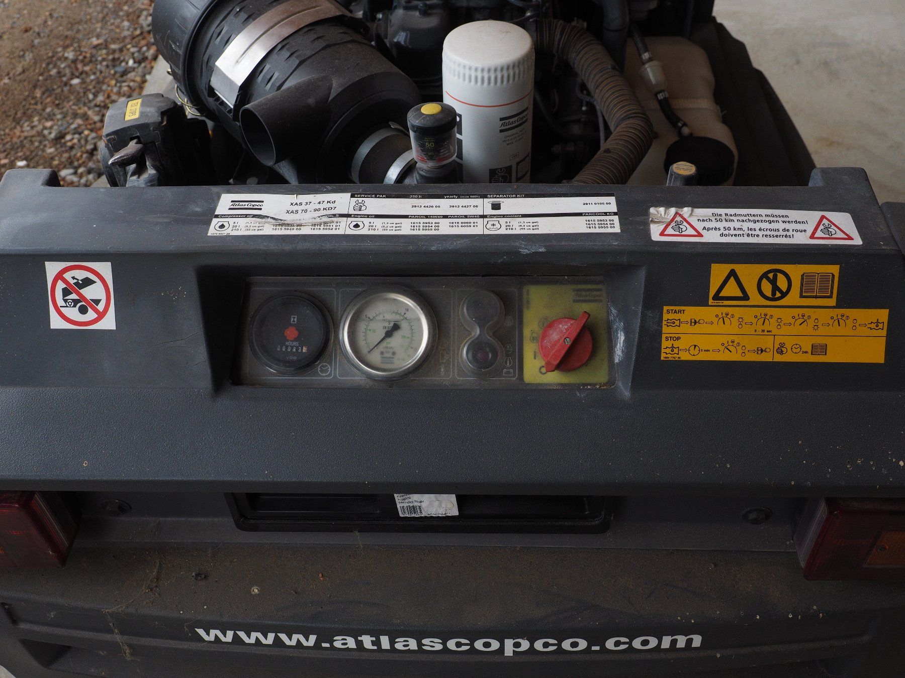 Atlas Copco Compressori: Kompressor "Atlas Copco" XAS 37 – Usato da Arboldswil venduto da Alexis46 7