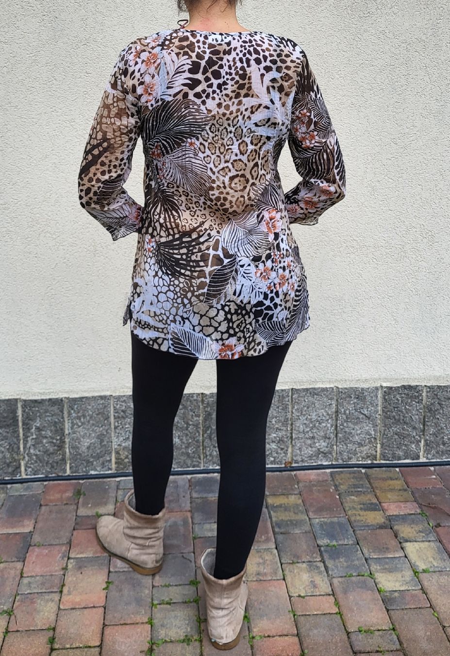 C&A Tops: hübsche longshirt top blouse tunika braun – Gebraucht aus Zürich von sahaara01 2