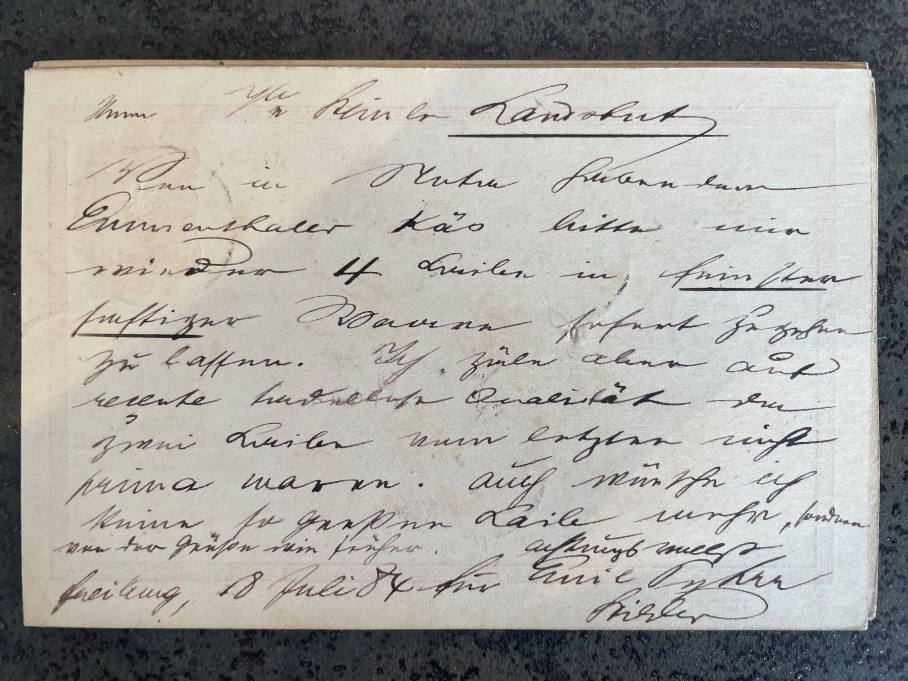 Tutti i francobolli: 36POSTKARTEN, Einzigartige Korrespondenz 1882-1884/1892/1898 – Usato da Bronschhofen venduto da Ratz 4