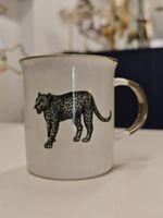 Porzellan Tasse Gepard / Leopard Motiv 250ml Safari Edition
