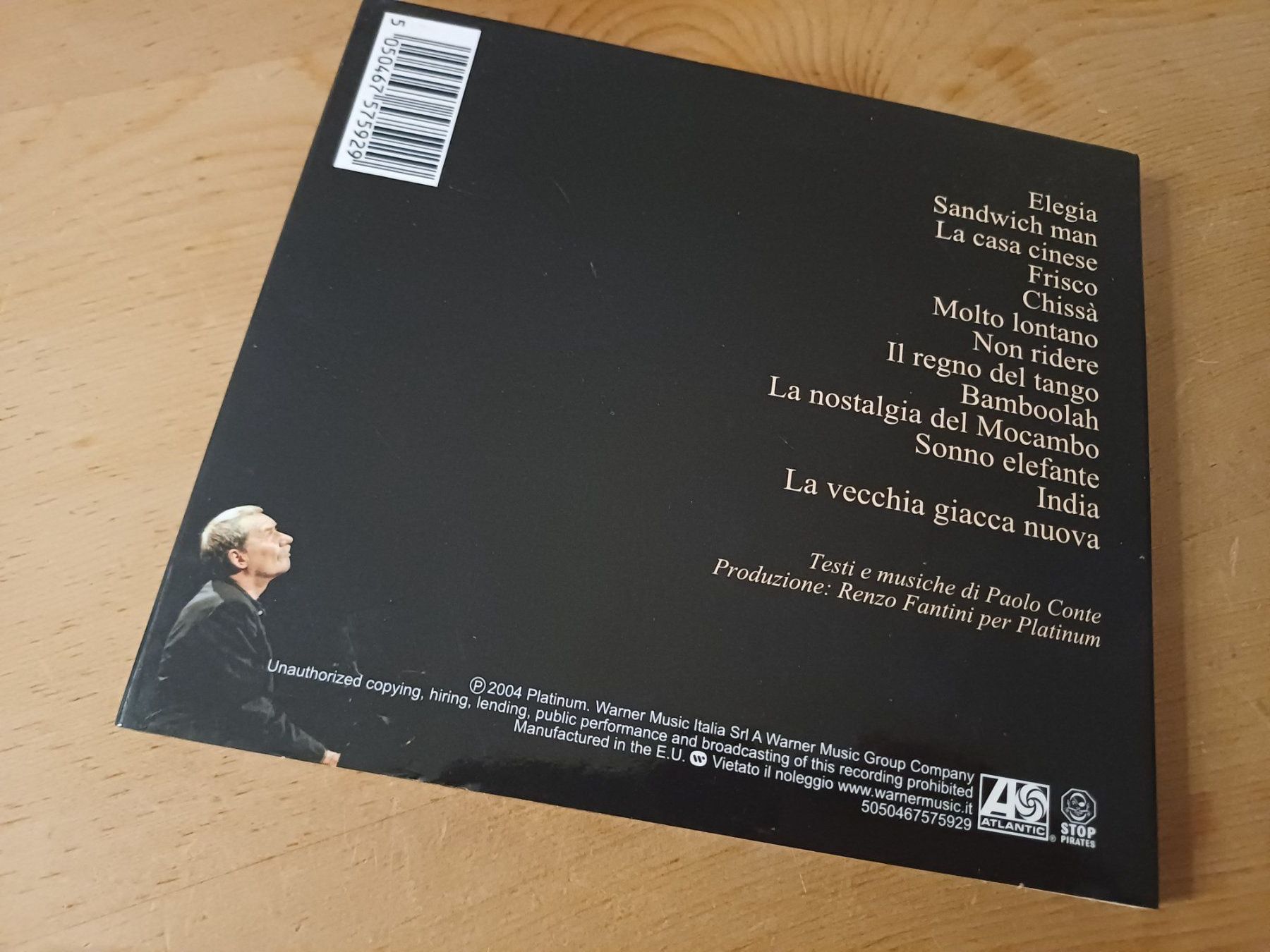 CD: Paolo Conte: Elegia – Usato da Jona venduto da Rreto71 4
