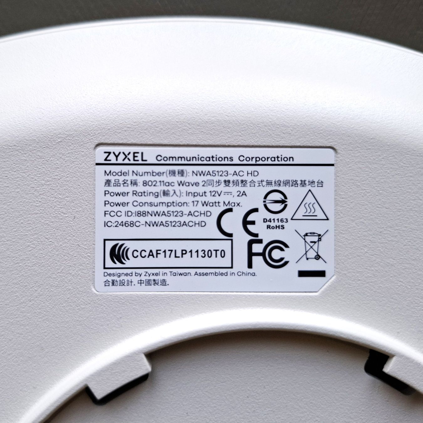 Zyxel WiFi: ZYXEL Access Point NWA 5123-AC HD – Usato da Marthalen venduto da cay2mar 2