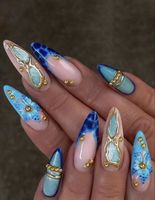Set de 24 faux ongles