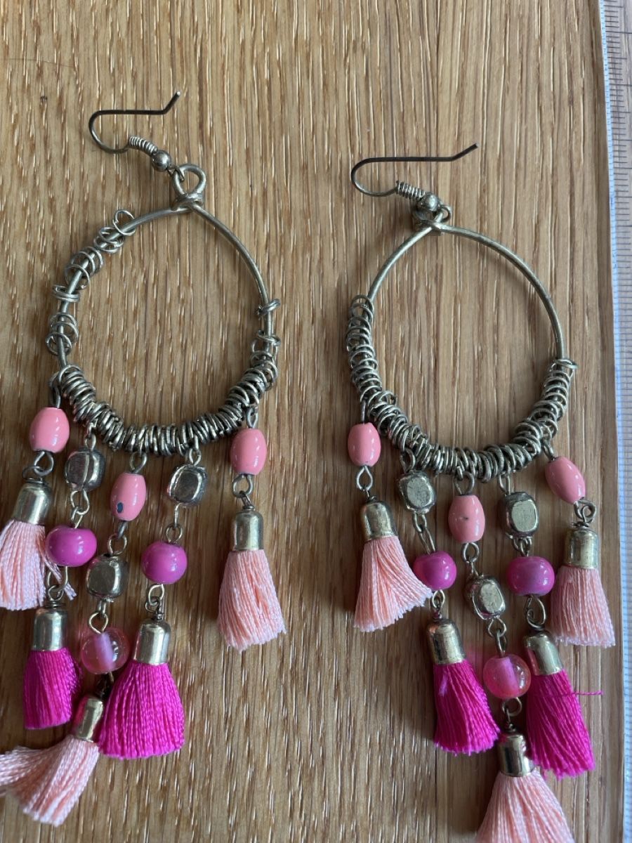 Orecchini pendenti & Orecchini a lobo: Ohrringe Modeschmuck rot/pink – Usato da Forch venduto da Strawberry_JvN 2