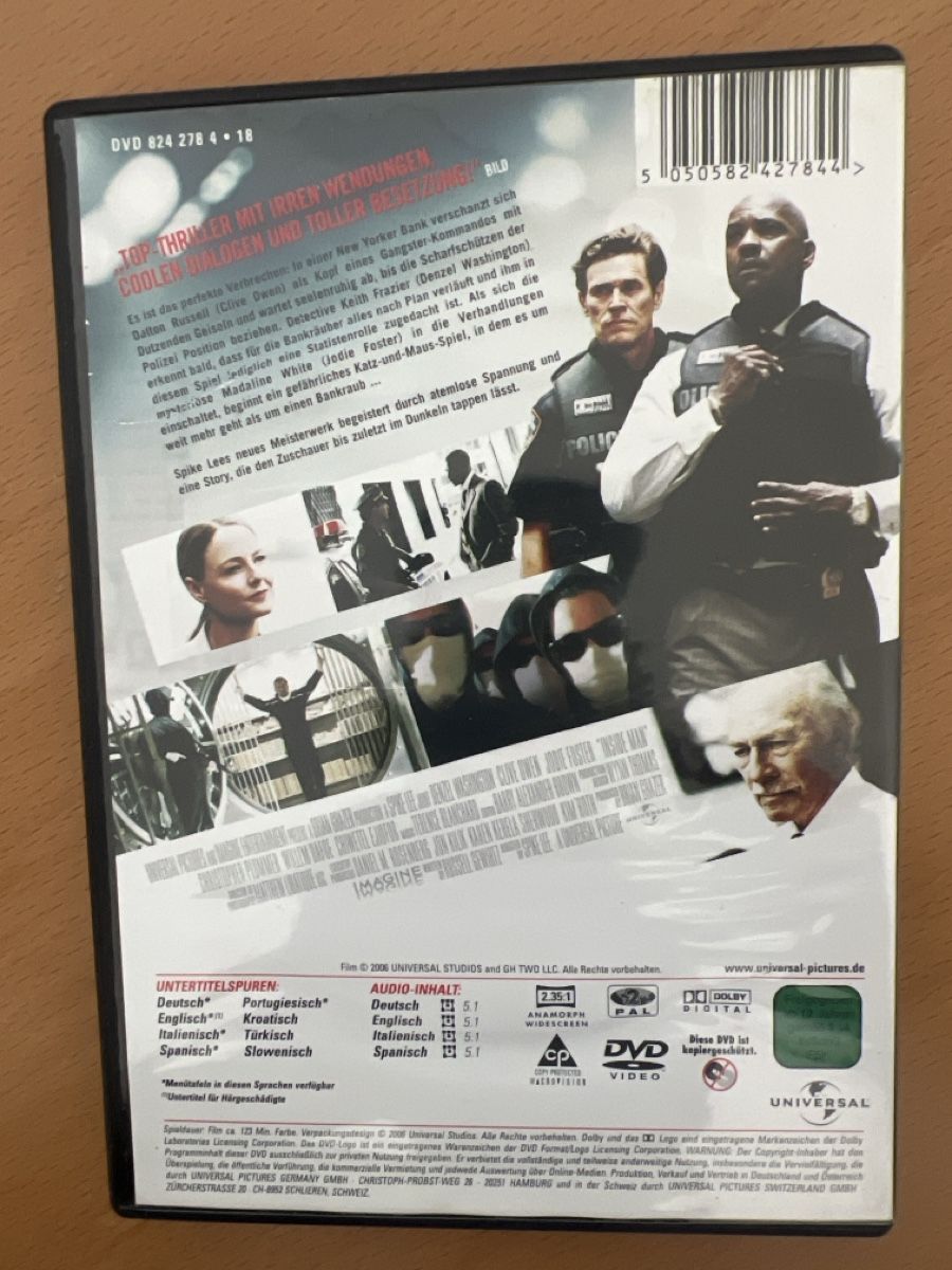 Tutti i DVDs: Inside Man DVD Denzel Washington – Usato da windisch venduto da meisterkingremo 1