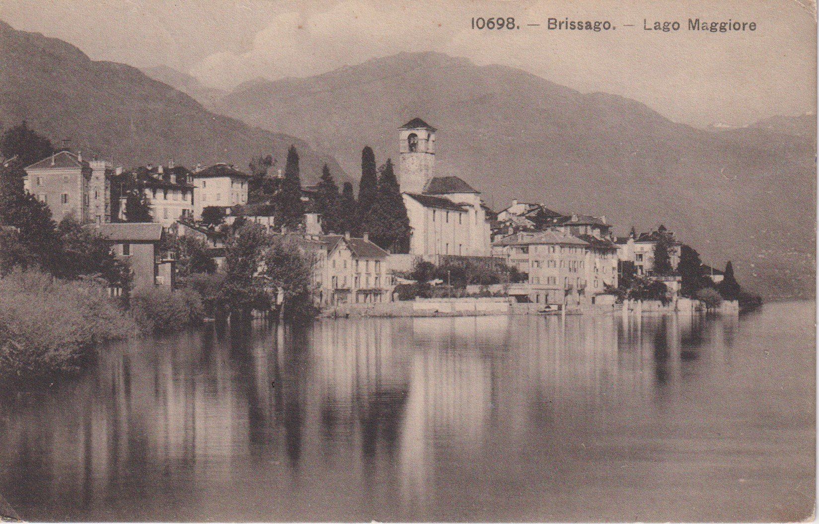 Ansichtskarten: AK Brissago - Lago Maggiore, 1908 – Gebraucht aus Riva San Vitale von MAR-NAPO