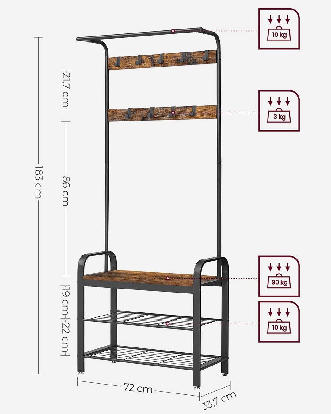 Guardaroba: Industrie Design Garderobe/Kleiderständer‪ – Nuovo e nell'imballaggio originale da Lopagno venduto da CLep 1