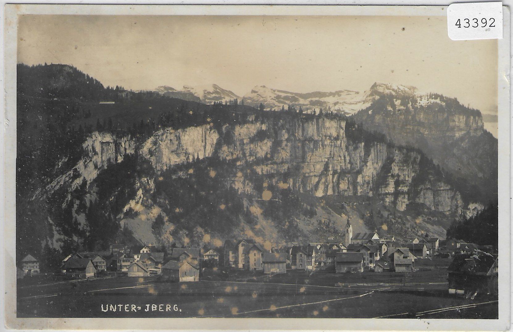 Cartoline postali: Unter-Iberg - Generalansicht – Usato da Ettingen venduto da Kartenplanet