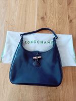 Elegante schwarze Longchamp-Handtasche – zeitlos & stilvoll
