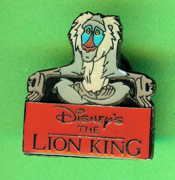 Disney Placchette & Badge: DISNEY  Lion King  RAFIKI – Usato da Winterthur venduto da Sammleroase
