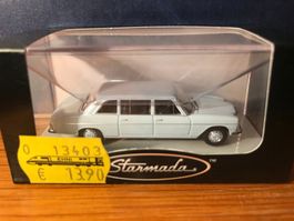 Brekina Starmada Mercedes Limousine MB 220 D lang hellblau