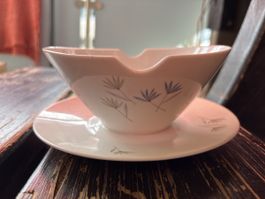Sauciere, Rosenthal,  Elfenbein Blumenmuster gute