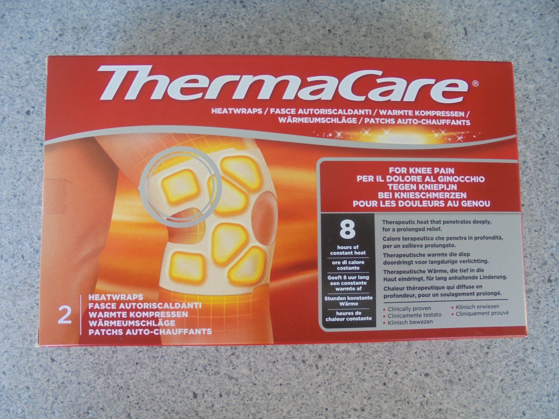 Sonstige Körperpflege: Thermacare Knie Wärmeumschläge – Neu und originalverpackt aus Jona von Glareola