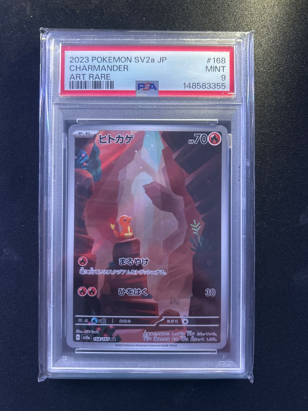 Pokémon Cartes à collectionner: Pokémon PSA 9 Charmander AR 168/165 SV2a 151 – Neuf (Voir description) à Montet (Broye) par Jocksmock