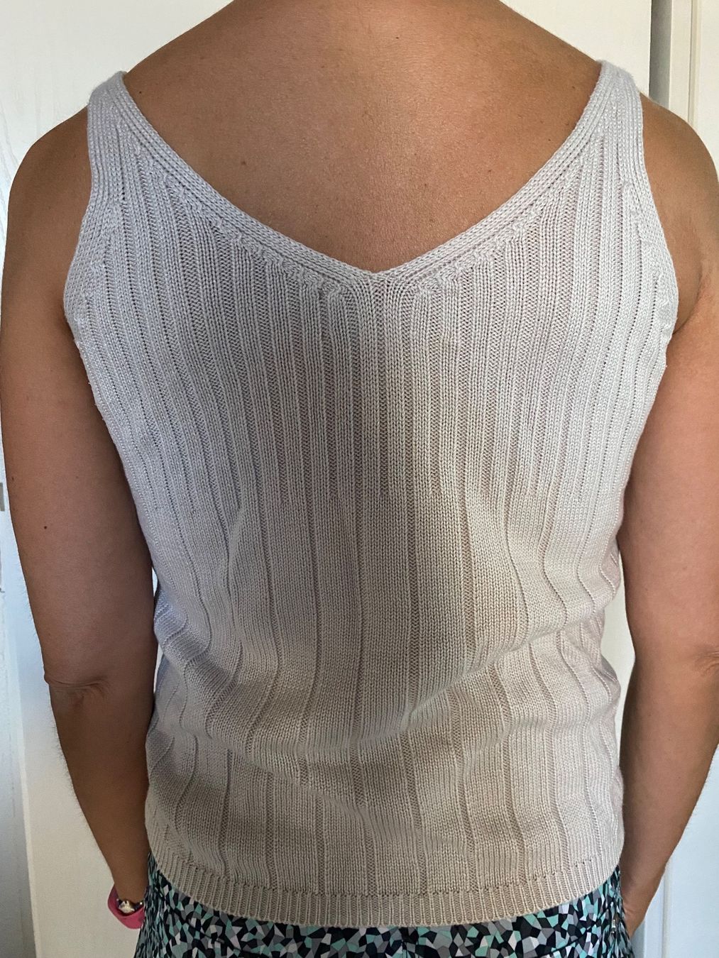 Top: Top und Jacke beige/hellgrau Grösse 36 – Nuovo (secondo la descrizione) da Altendorf venduto da Ga04 4