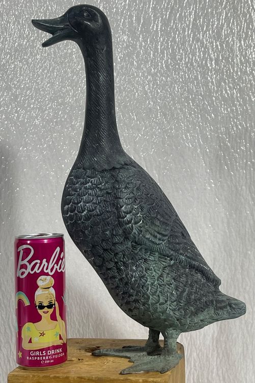 Sehr Alte Garten Ente Skulptur aus Bronze Kaufen auf Ricardo