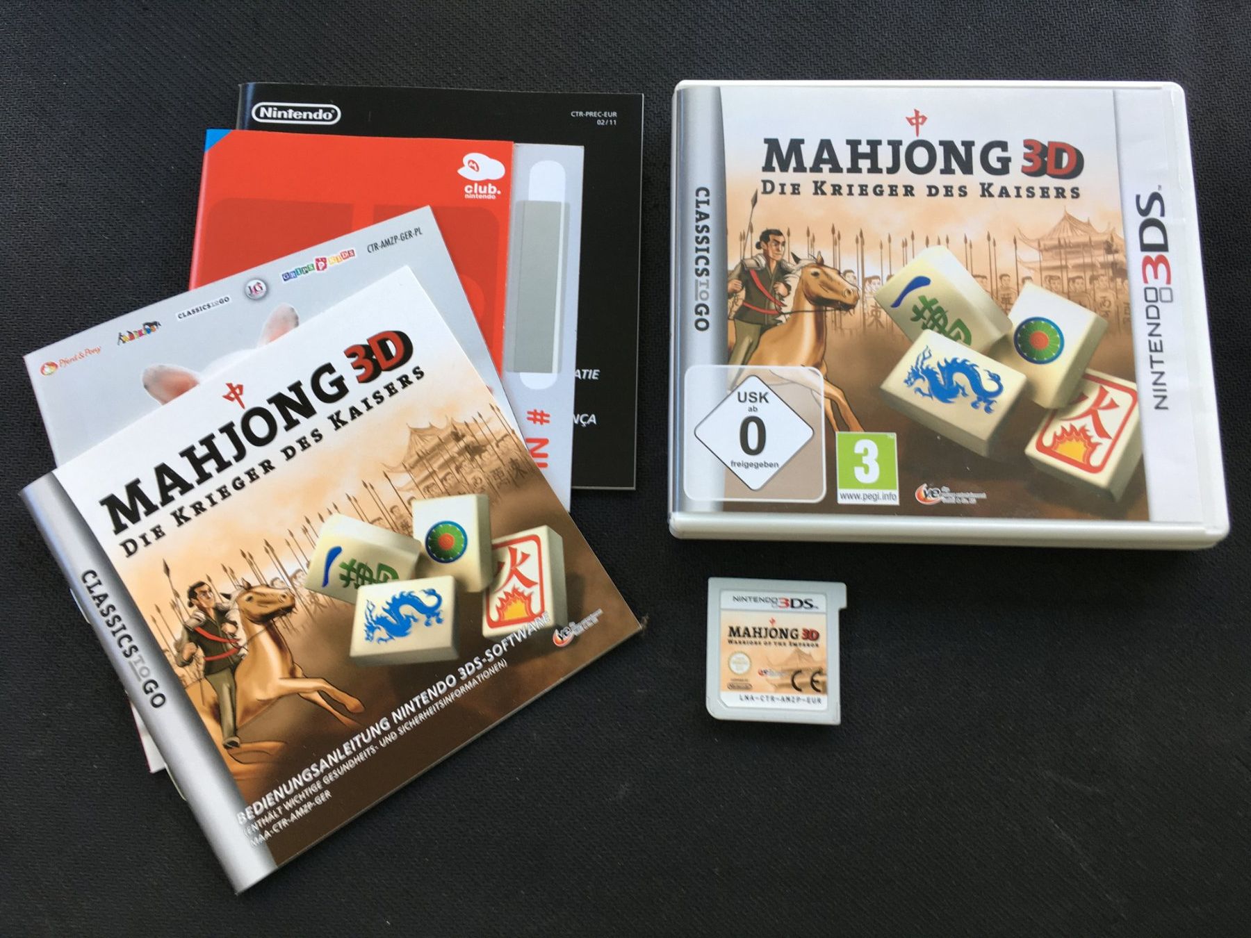 Nintendo Giochi: Mahjong 3D - Nintendo 3DS – Usato da St.Gallen venduto da sjosjo