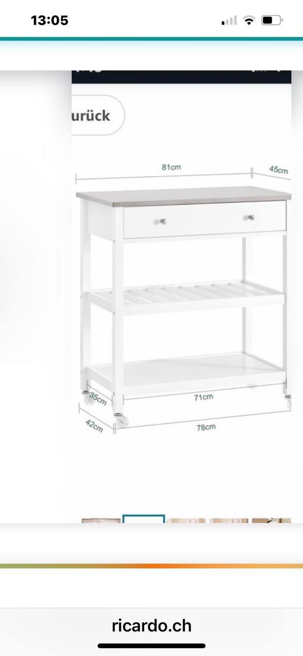 Cucine complete: Küchenwagen – Usato da Bottmingen venduto da Cesar1234 2