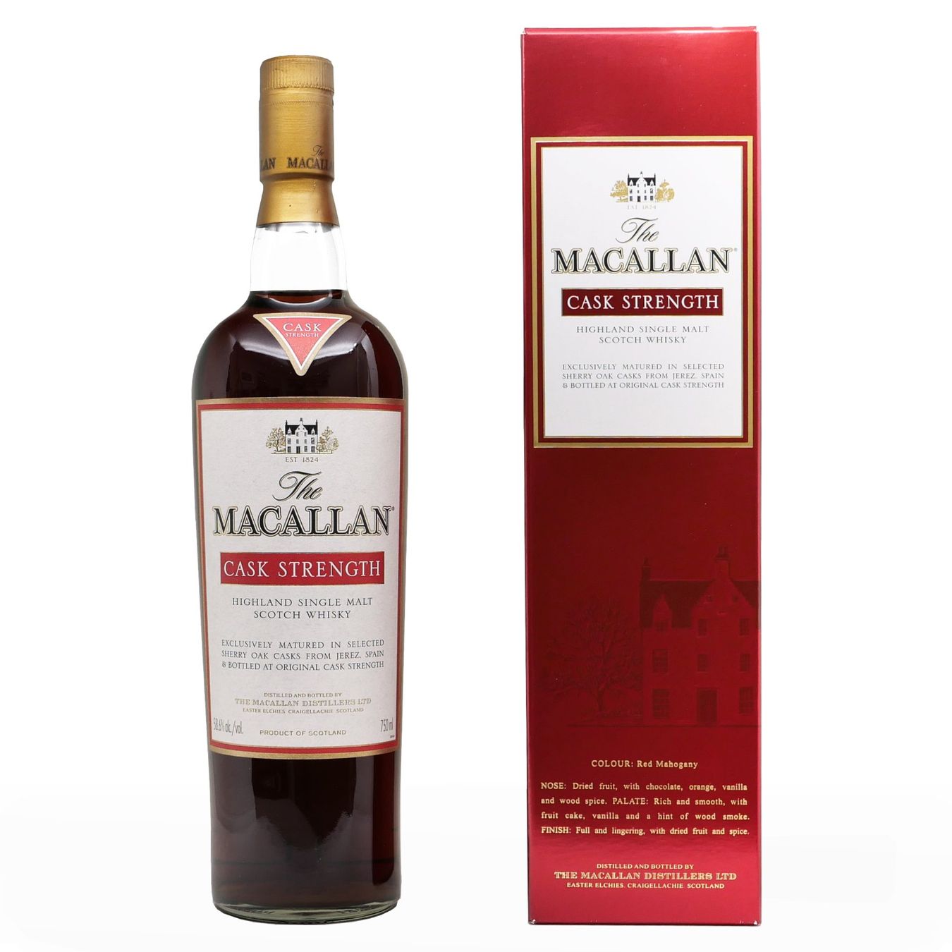 Macallan Bevande alcoliche: Macallan Cask Strength Dettling & Marmot 75cl 58.6% – Nuovo (secondo la descrizione) da Wohlen AG venduto da MAXMALT