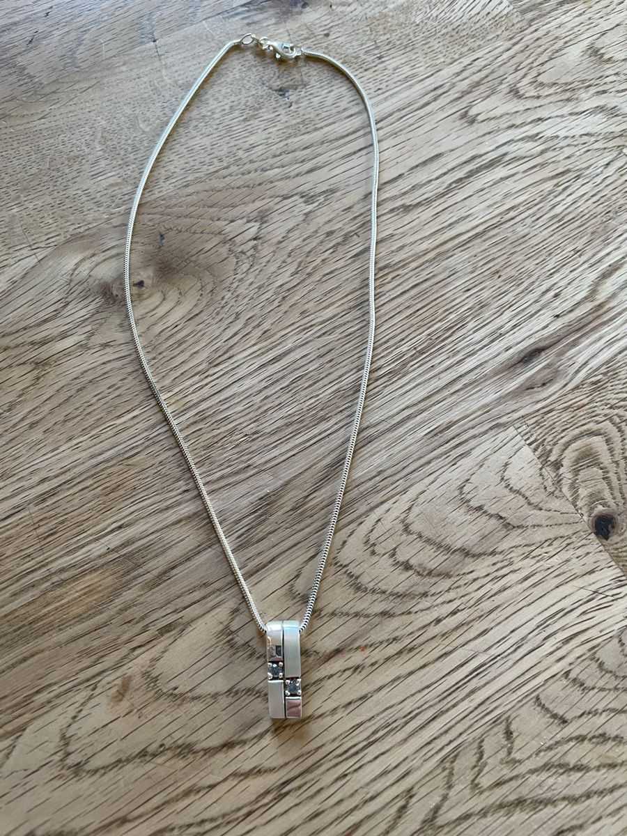 Catenine: Halskette mit Anhänger Silber – Usato da Flawil venduto da Naphtali 1