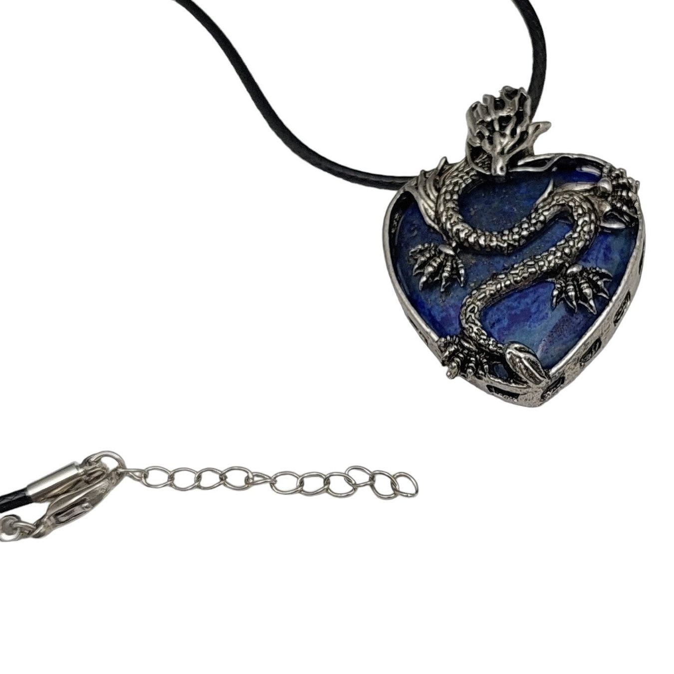 Ciondoli: Halskette mit Drachen Herz Anhänger – Nuovo e nell'imballaggio originale da Zunzgen venduto da WeilerShop 2