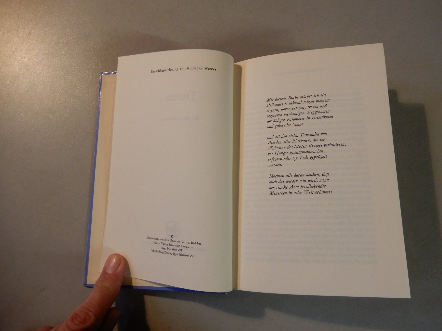 Libri: Gustav Otto Dix - Duran: Ein Pferd unterwegs – Usato da Erstfeld venduto da Mario_boe0 2