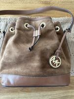 Michael Kors Beuteltasche braun Wildleder guter Zustand