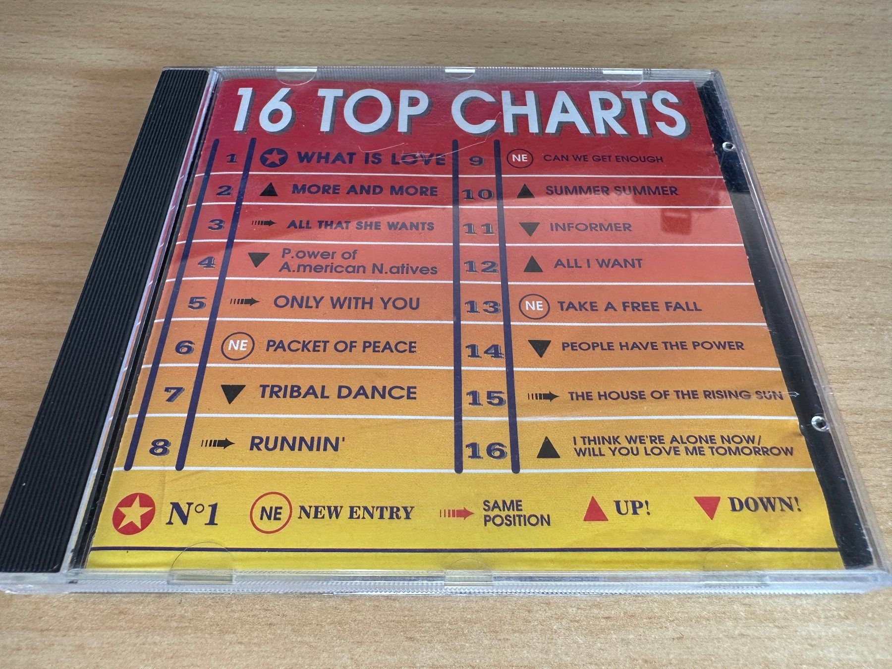 CDs: Various – 16 Top Charts – Gebraucht aus Rikon im Tösstal von Alpenmutz