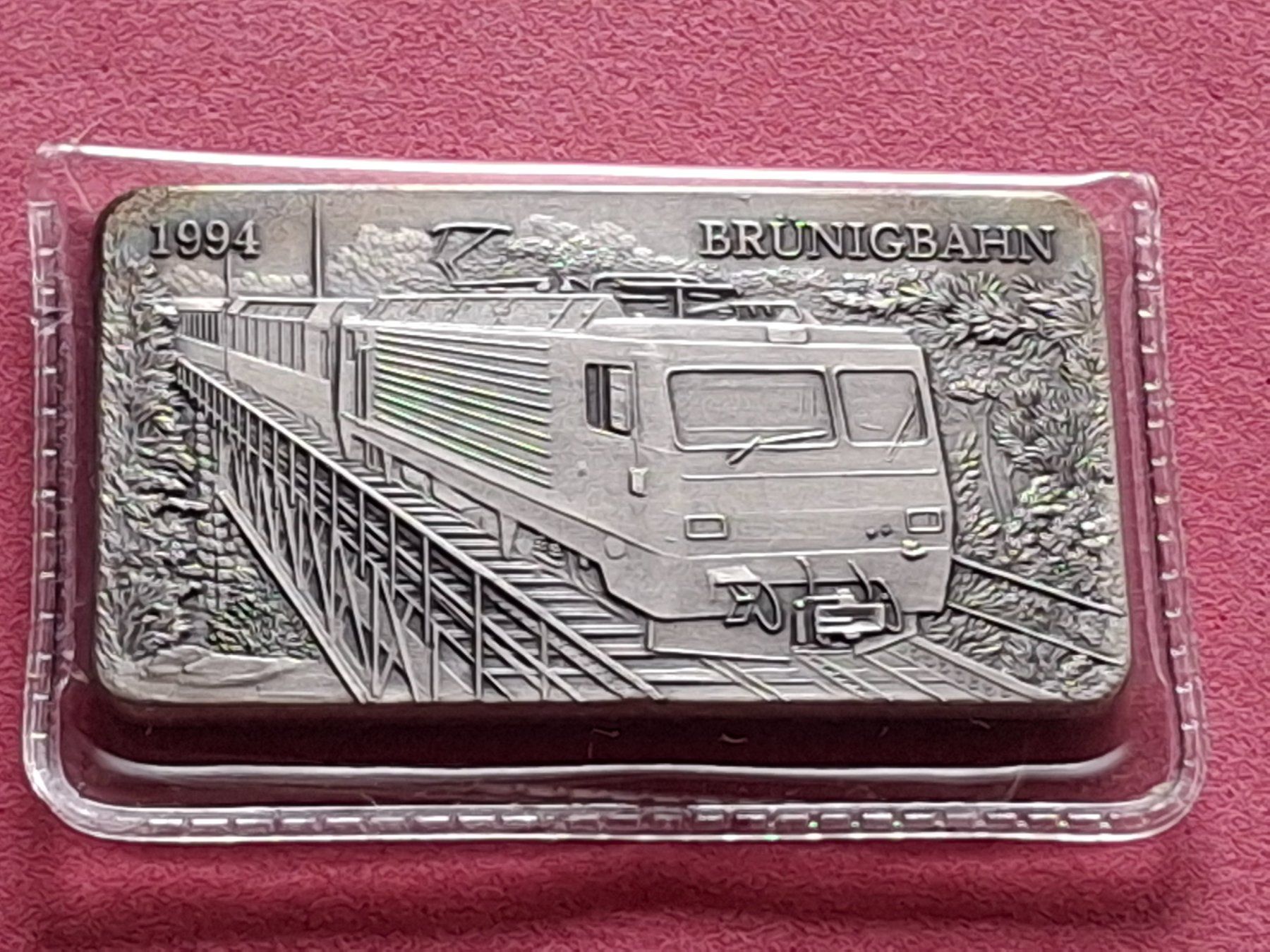 Metalli preziosi: CH EISENBAHN - BRÜNIGBAHN - OVP – Usato da Boniswil venduto da dpd4coins