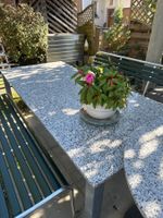 Gartentisch mit Granitplatte 185x85cm
