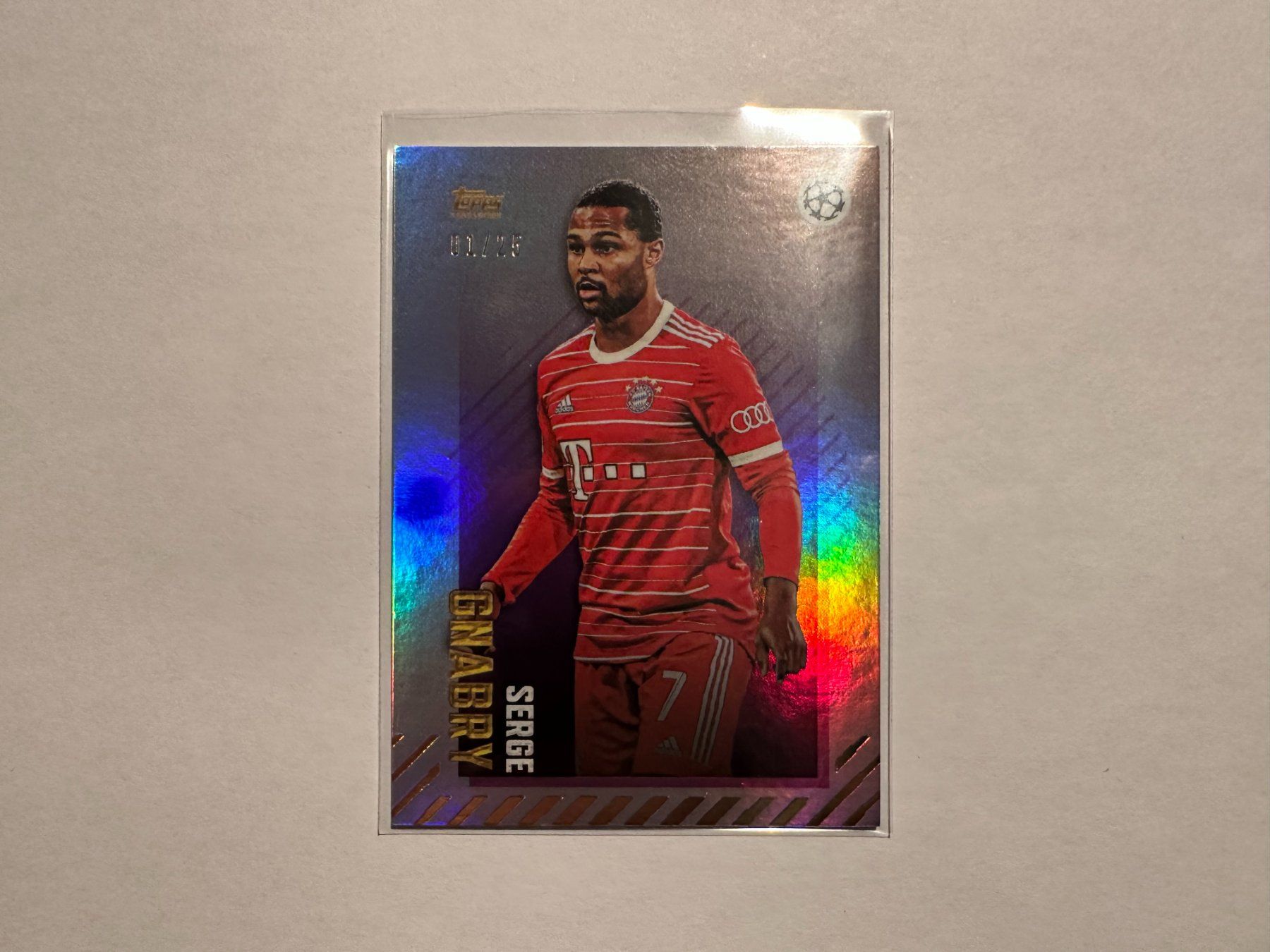 Panini Carte collezionabili: 2022 Topps UCL Serge Gnabry 01/25 – Usato da Hagendorn venduto da Pokecollectorch