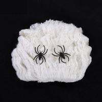 Halloween Dekoration Deko Spinnennetz weiss Grusel Horror