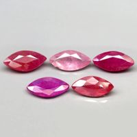 Natural Ruby - 6 x 3 mm - 1.42 ct - 5 Pcs