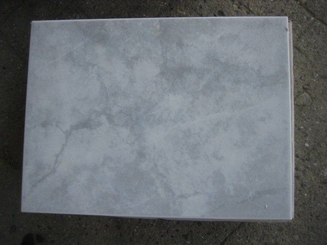 Bodenbeläge: Bodenplatte Badplatten Monaco weiss/marmoriert – Gebraucht aus Winterthur von pf02 1