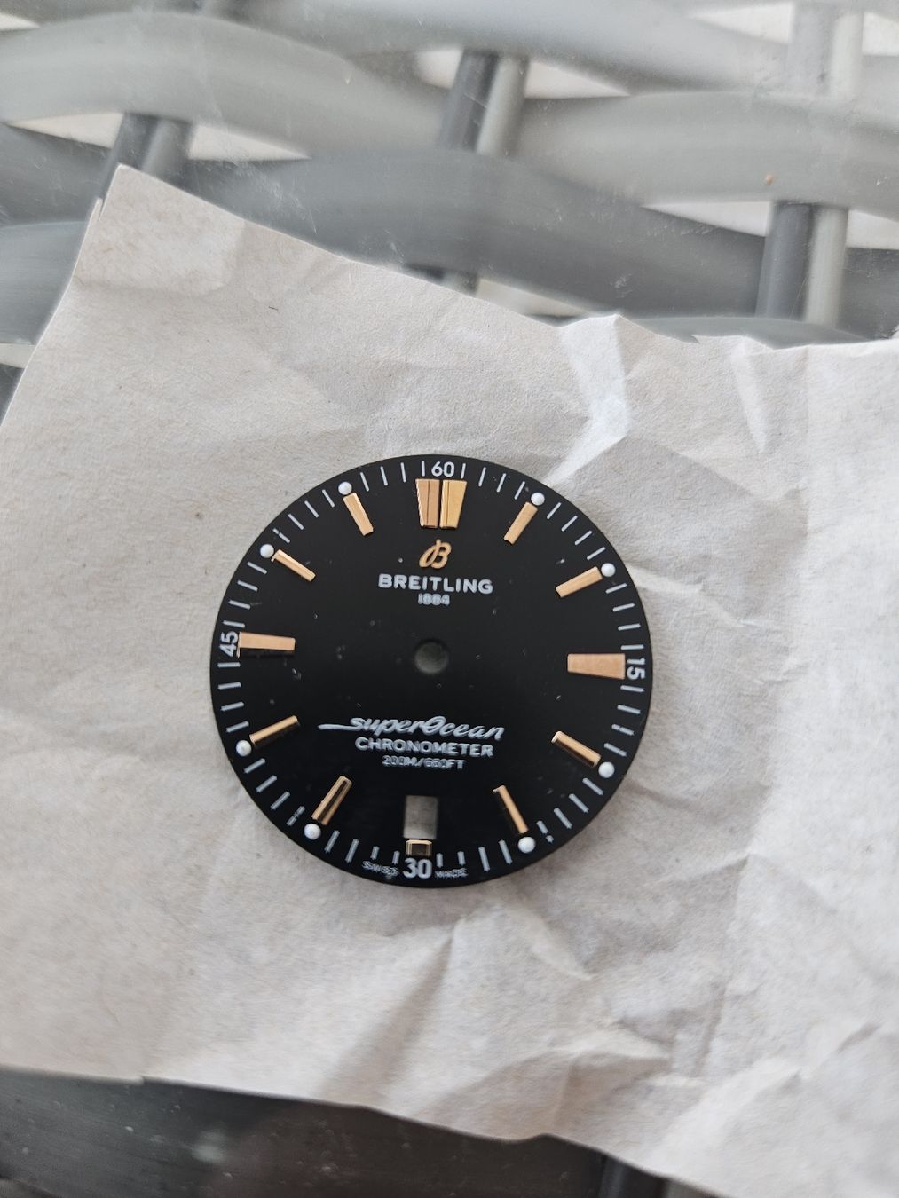 Breitling Orologi: Breitling Superocean Schwarze Zifferblatt  – Usato da Rickenbach b. Wil venduto da nic_8ljr