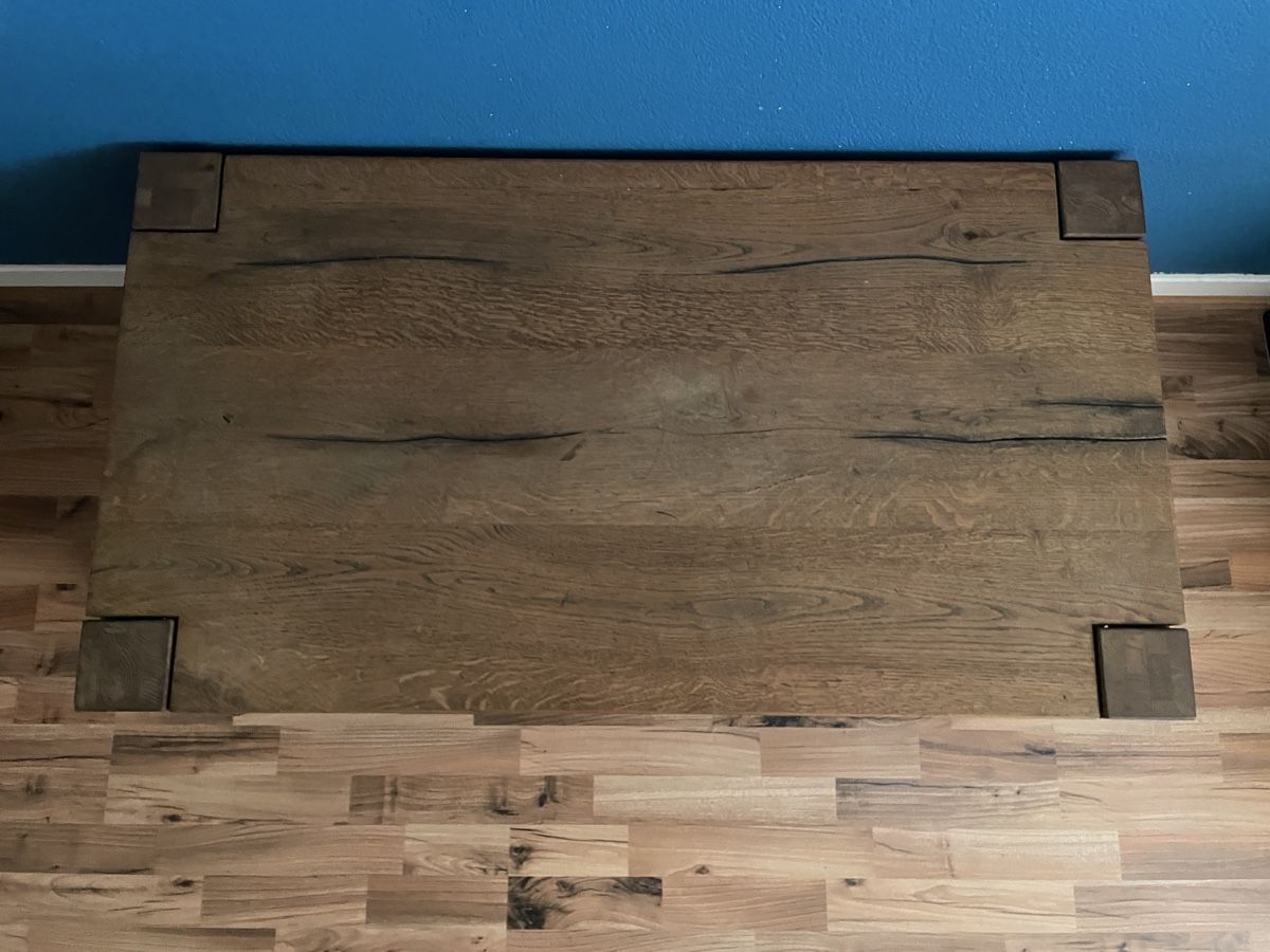 Conforama Tables: Couchtisch massives dunkles Holz mit Schublade – D'occasion à Bern par nilssager 2