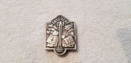 Plakette Fasnacht Basel 1973 Silber