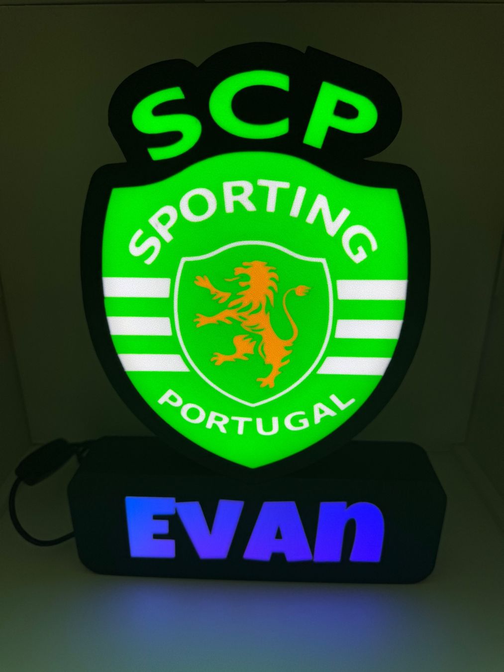 Lampade: Lightbox lampe led SPORTING – Nuovo (secondo la descrizione) da Vicques venduto da PAMB3D 5