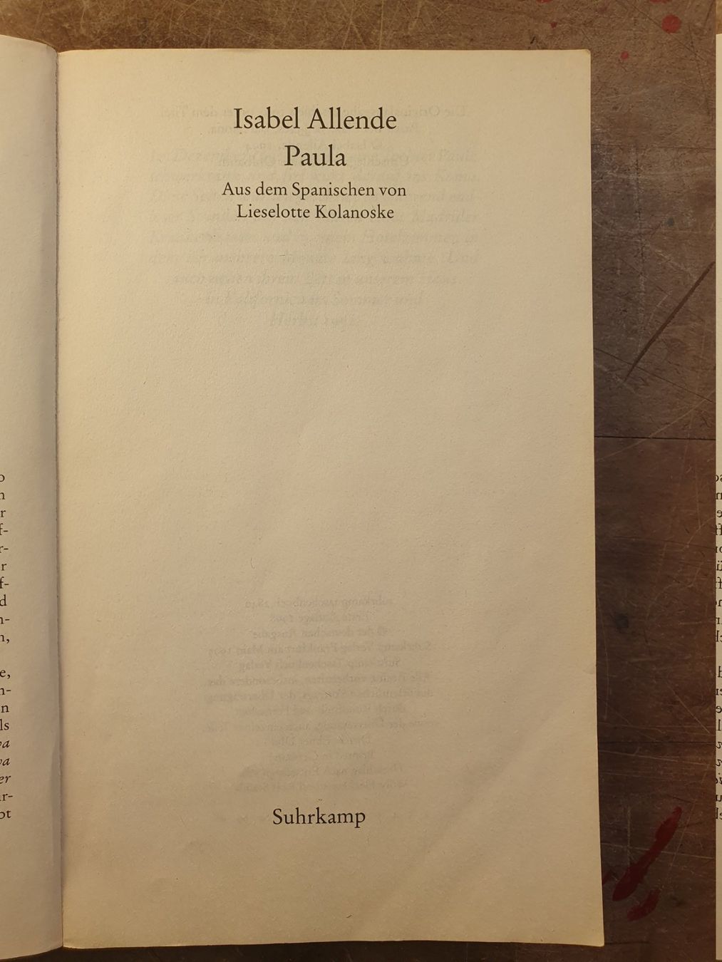 Libri: Paula - Isabel Allende – Usato da Zürich venduto da loosebone 2