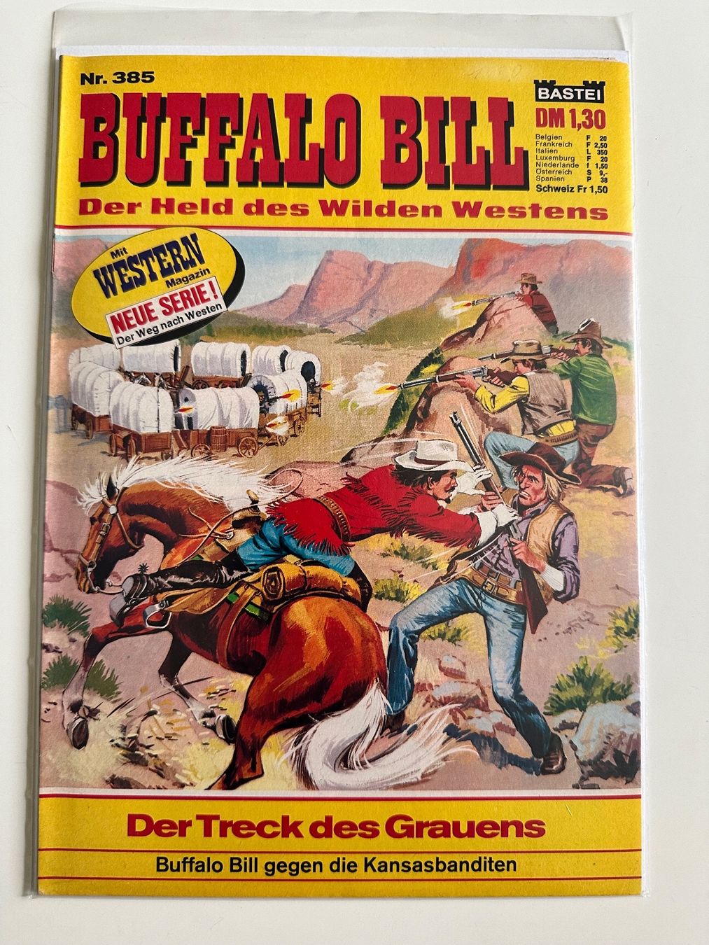 Fumetti: BUFFALO BILL NR. 385 - ZUSTAND 1-2 – Usato da Münsingen venduto da Ganjam