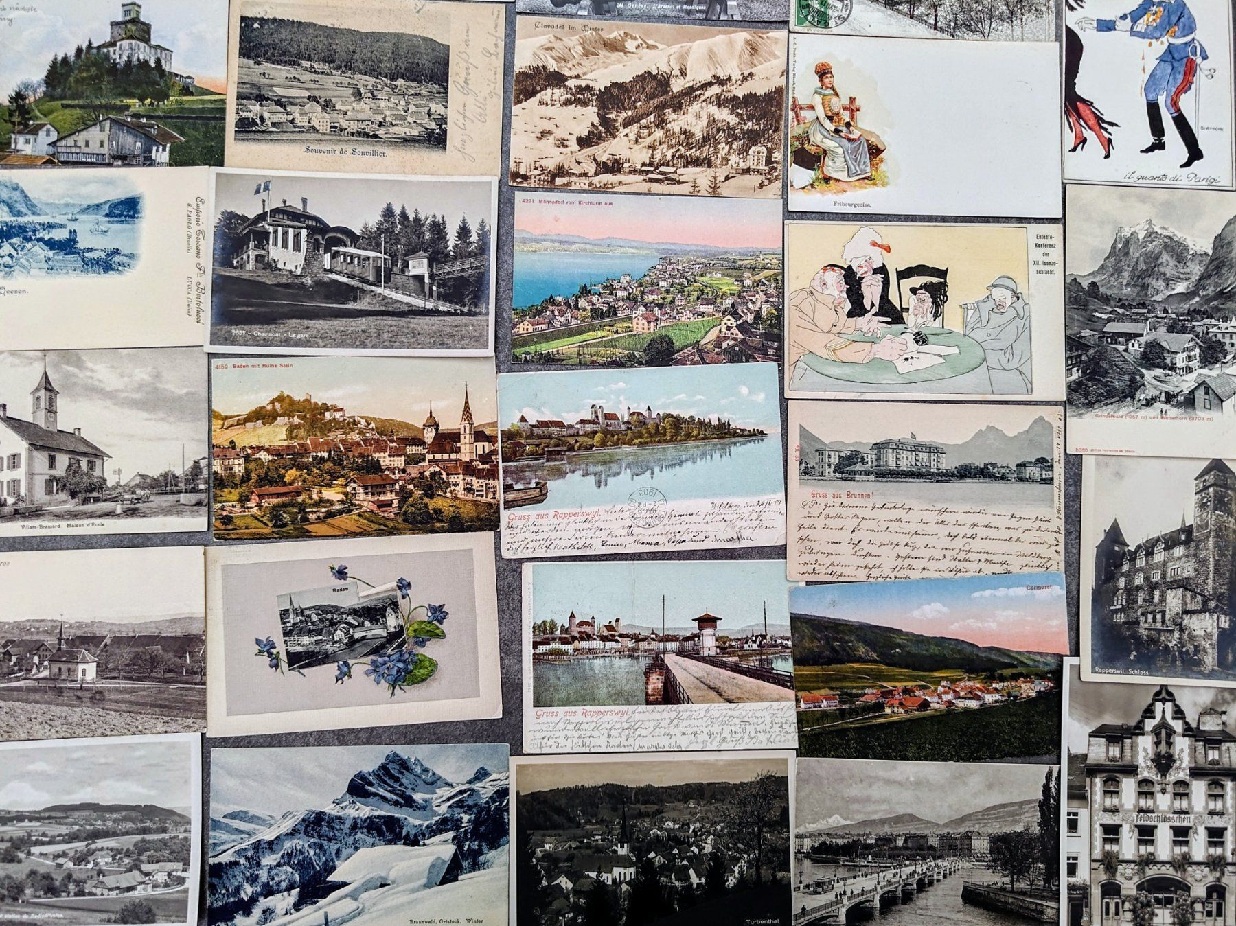 Cartoline postali: +++158 URALTE CH-ANSICHTSKARTEN-SAMMLUNG GANZE CH+++ AB 1.- – Usato da Zürich venduto da Sespitreres 4