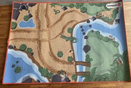 Schleich Spielteppich Dschungel, neuwertig, Top Zustand!