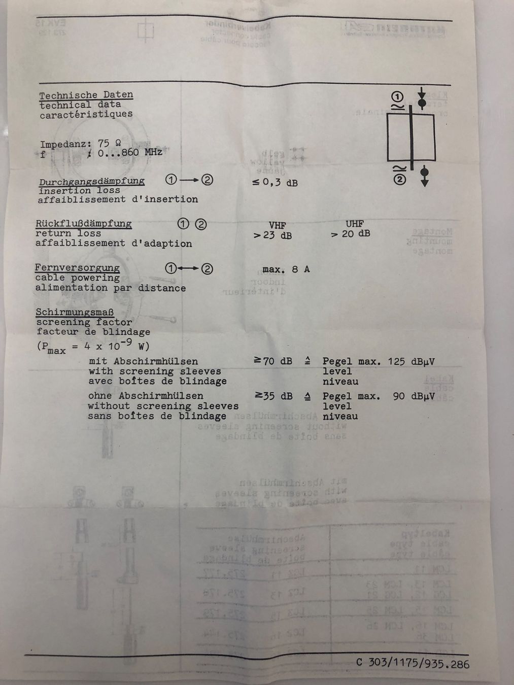 Radiocomunicazione: EVK15 Kathrein Koaxial-Kabelverbinder – Nuovo e nell'imballaggio originale da Neerach venduto da Arbimus 7