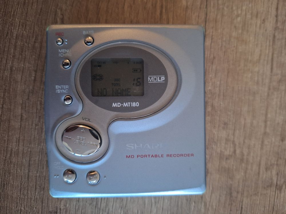 Sharp MD-MT180 MiniDisc Player/Recorder mit Zubehör (Gebraucht) in ...