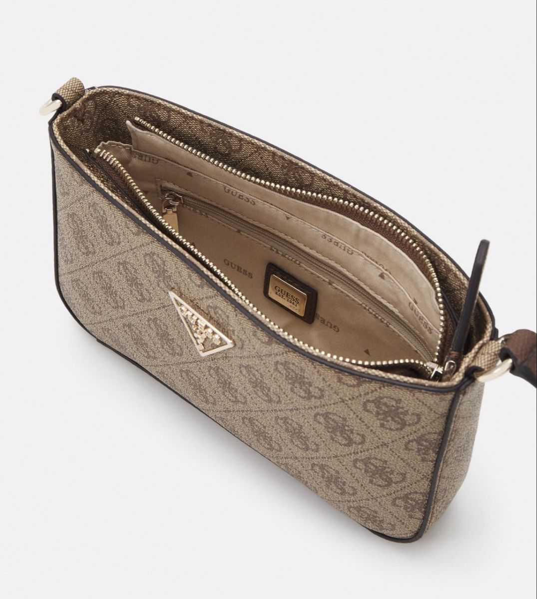 Guess Sacs femmes: NOELLE MINI TOP ZIP SHOULDER - latte/brown – Neuf (Voir description) à Gontenschwil par eli9923 3
