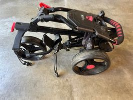 Chariot de golf pliable 3 roues – porte-sac et accessoires